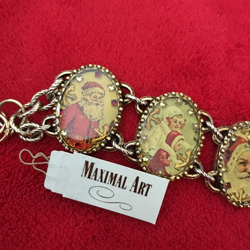 Maximal Art John Wind Vintage Christmas Bracelet